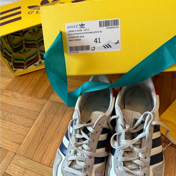 Adidas x Gucci Gazelle Sneakers, size 41 - Picture 5 of 10